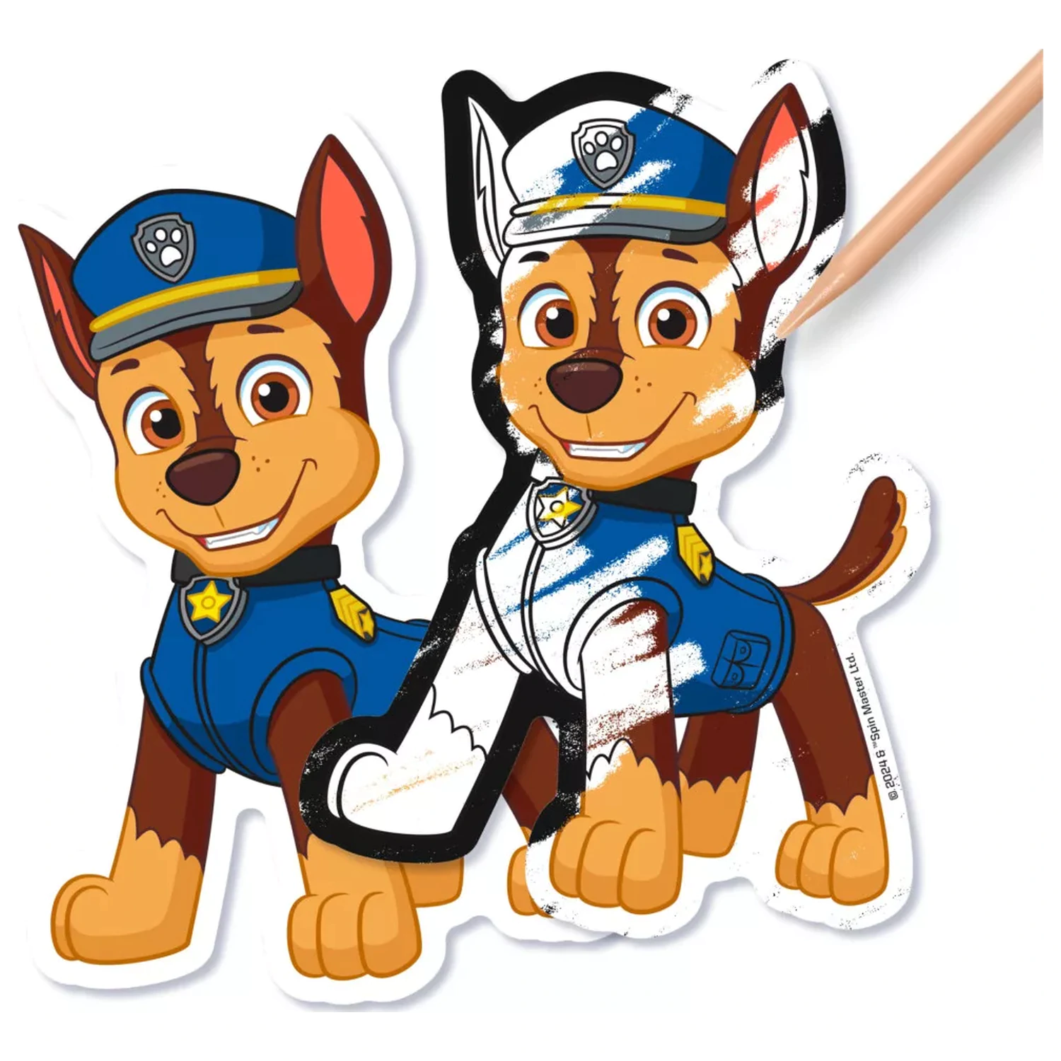 Paw Patrol Team Scratch Art Kit mit Magnet Produktfoto
