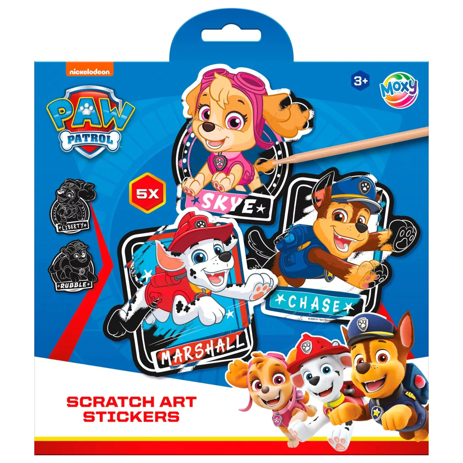 Paw Patrol Team Kratzbilder Sticker Sets Produktfoto
