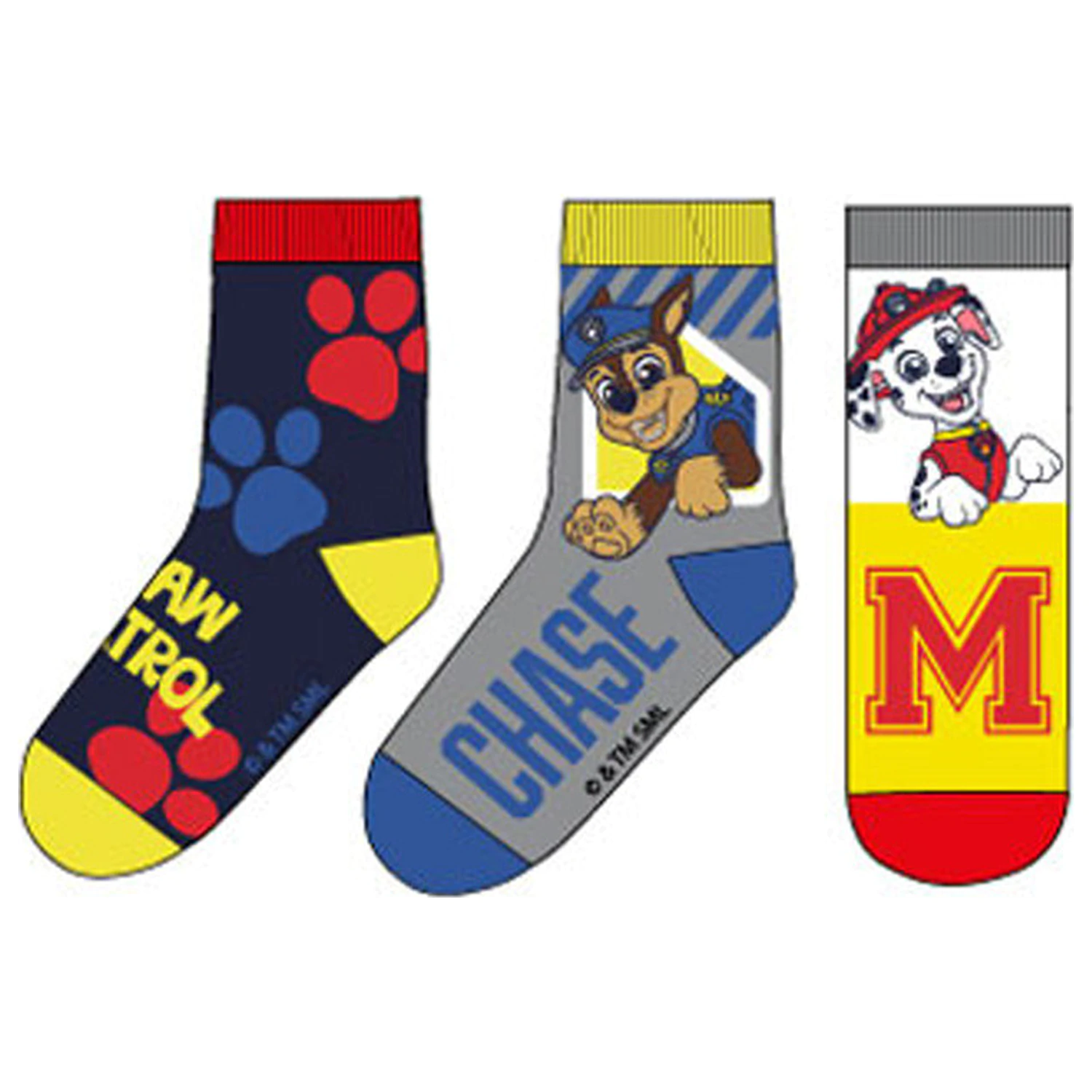 Paw Patrol Team Spirit Kinder Socken 27/30 Produktfoto