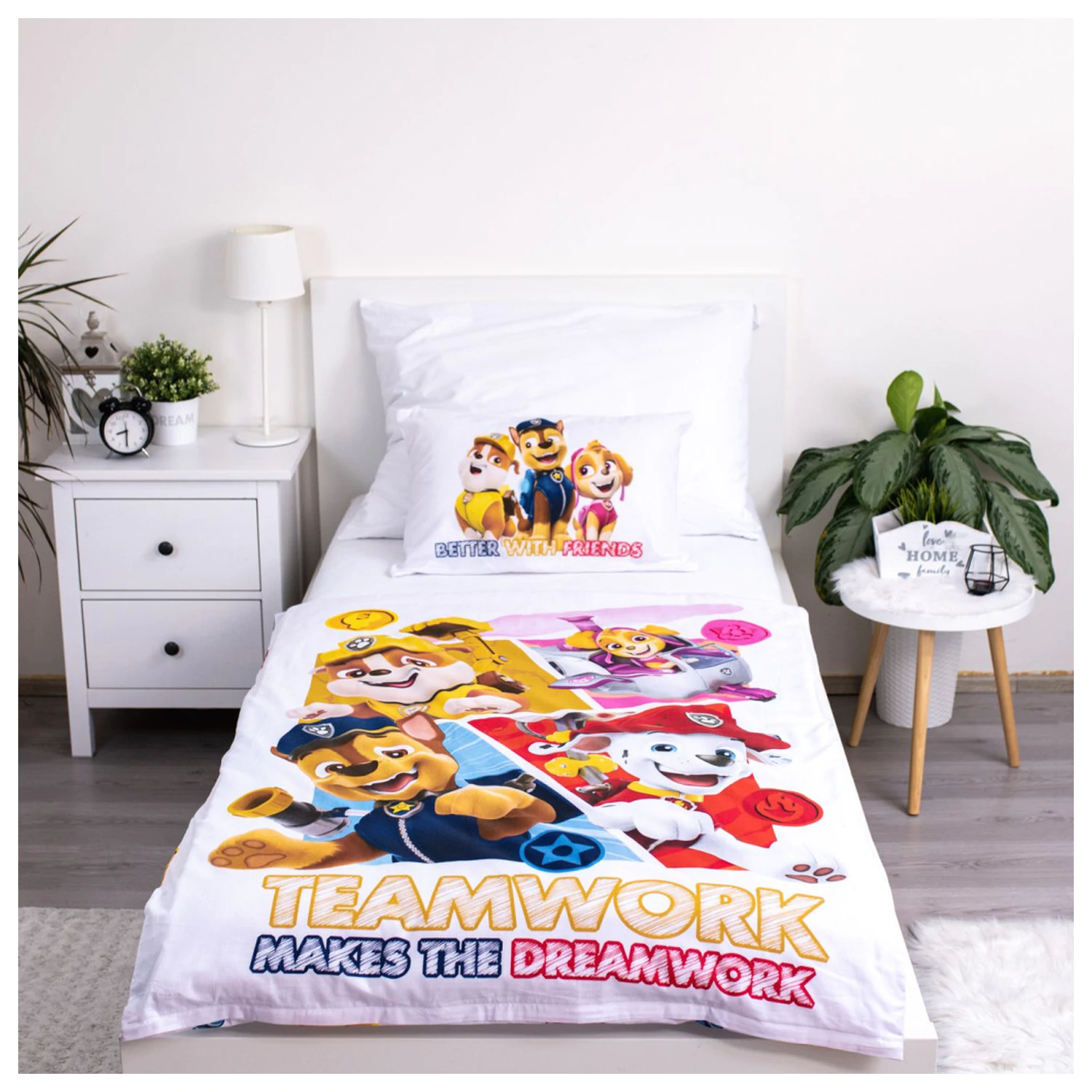 Paw Patrol Teamwork Kleinkind/Vorschüler Bettbezug Produktfoto