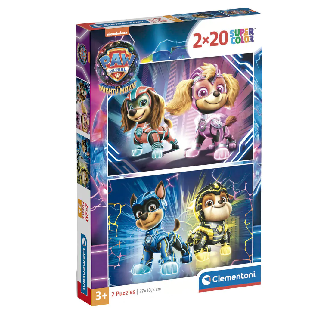 Paw Patrol The Mighty Movie Puzzle 2x20St Produktfoto