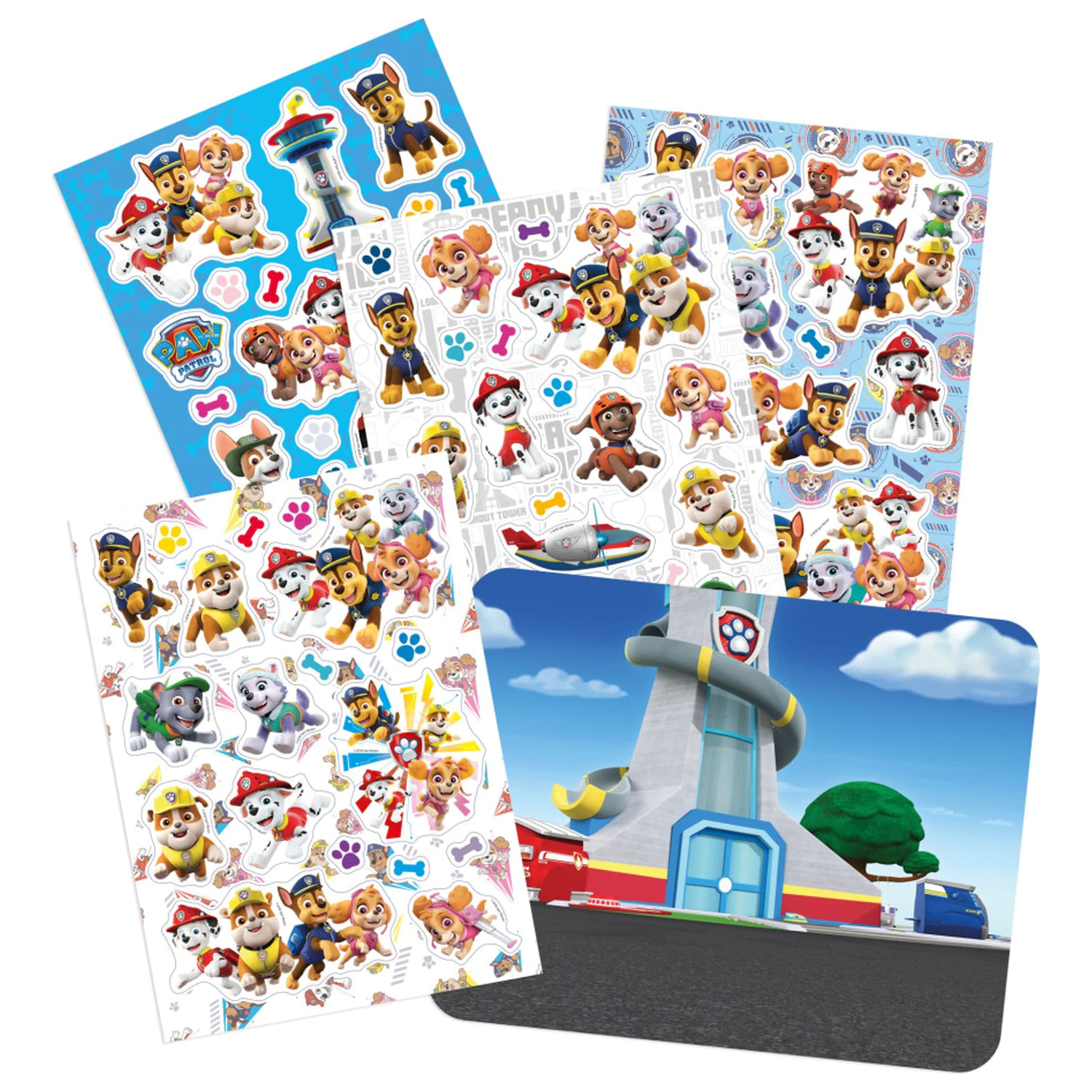 Paw Patrol Tower Fensteraufkleber Set Produktfoto