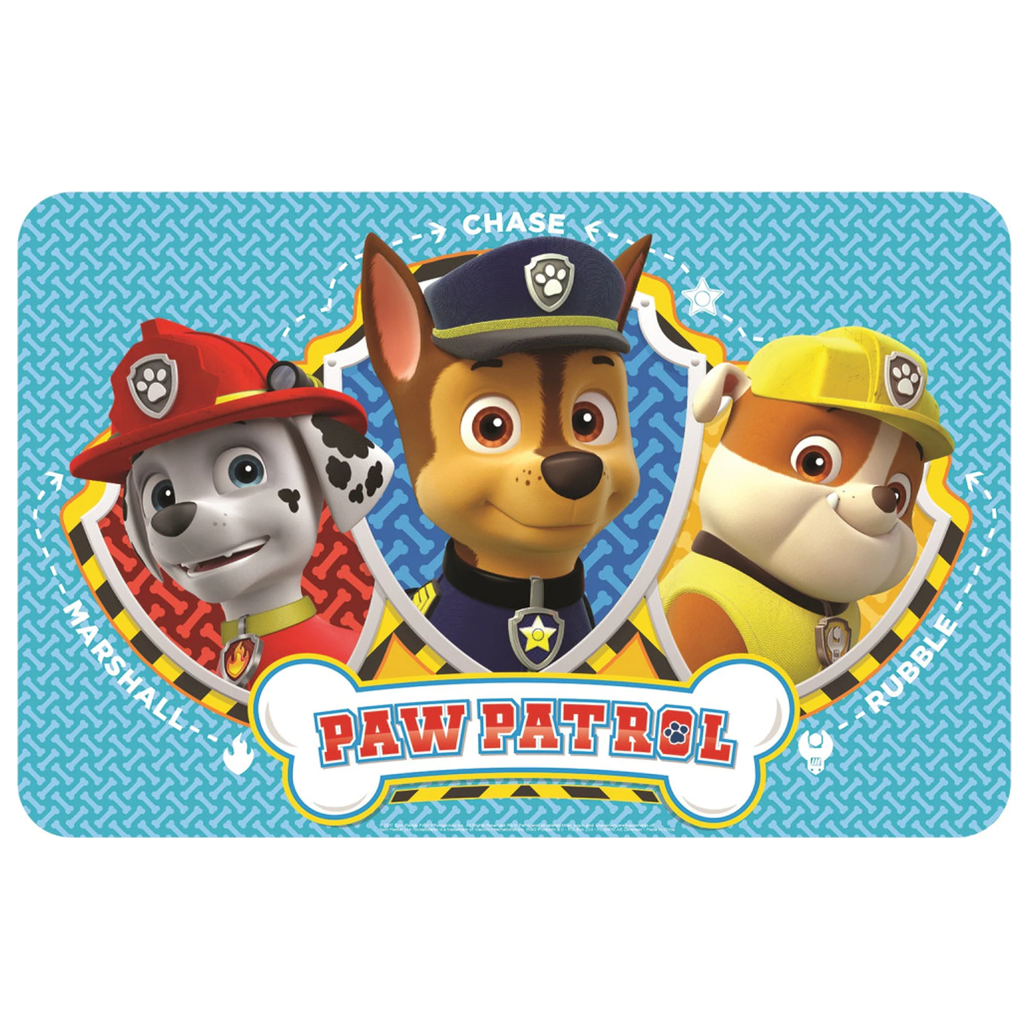 Paw Patrol Trio Platzset 43x28 cm Produktfoto
