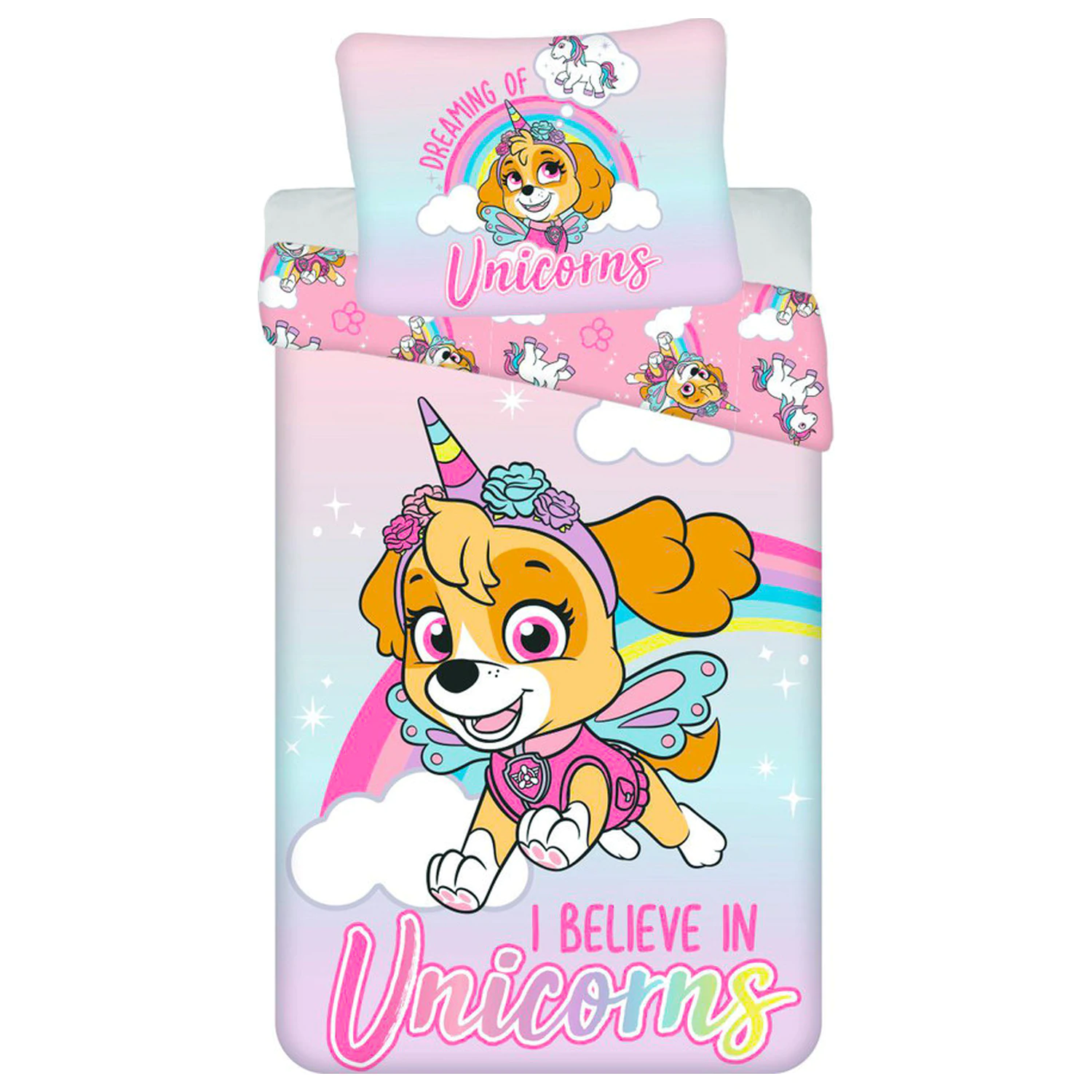 PAW Patrol Unicorn Dreams Bettbezug Produktfoto