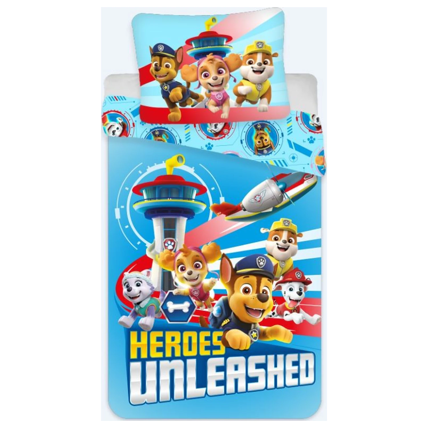 Paw Patrol Unleashed Bettbezug Produktfoto