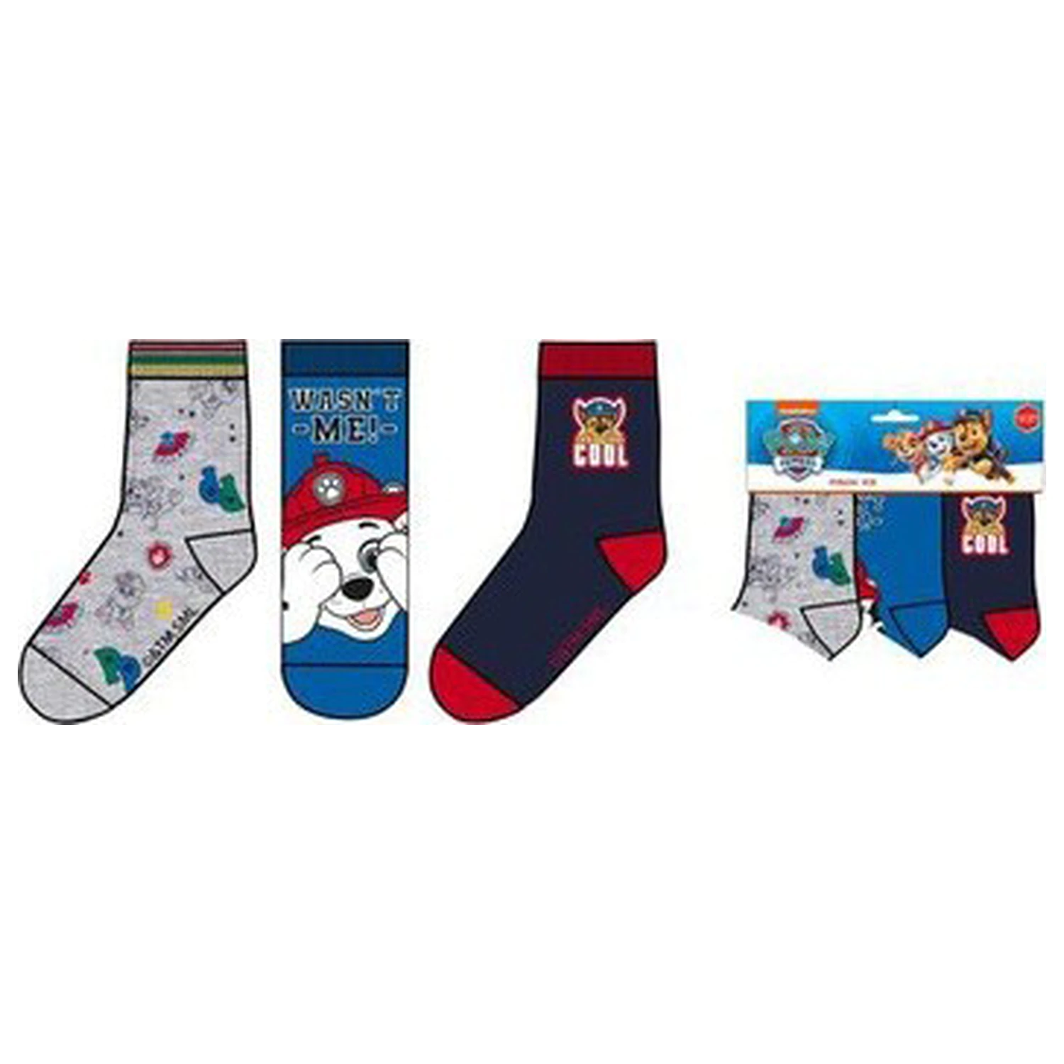 PAW Patrol Wasn't Me Kindersocken 23/26 Produktfoto