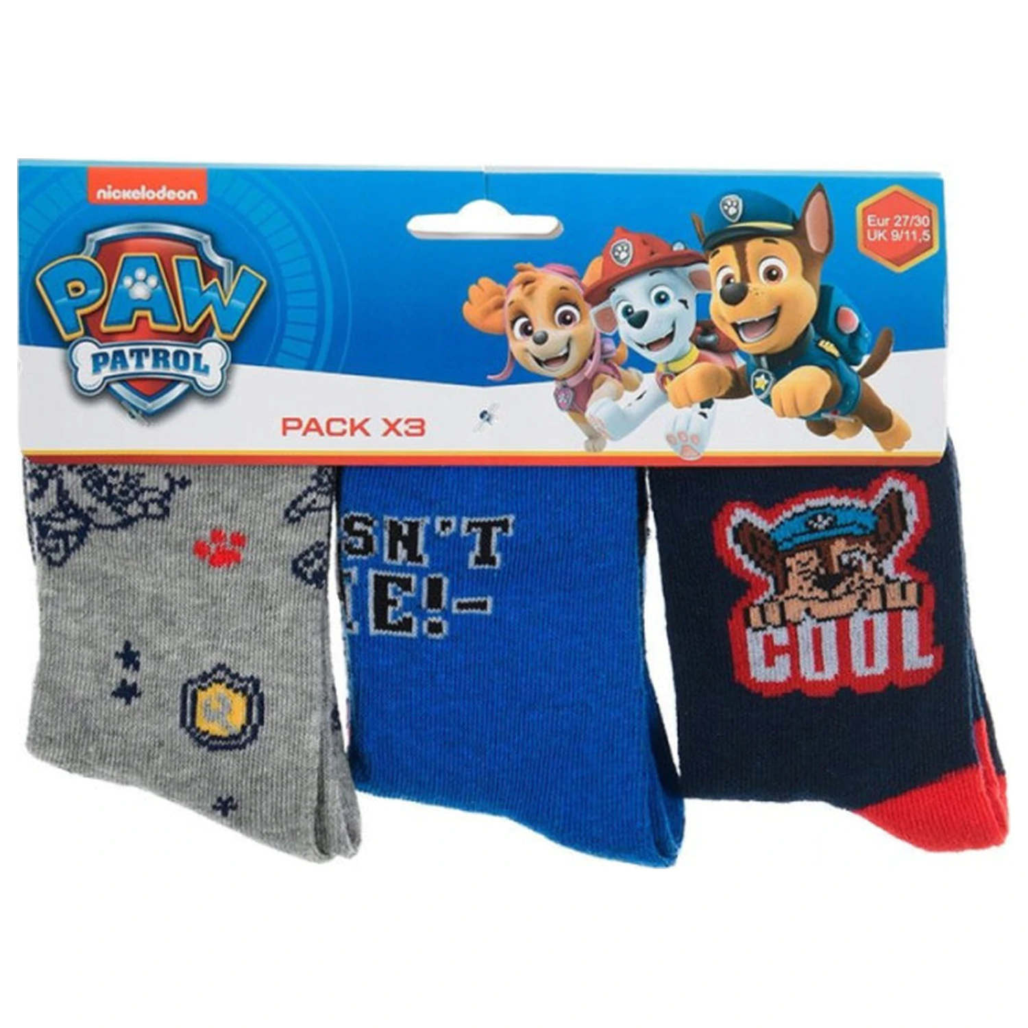 Paw Patrol Wasn't Me Kindersocken 27/30 Produktfoto