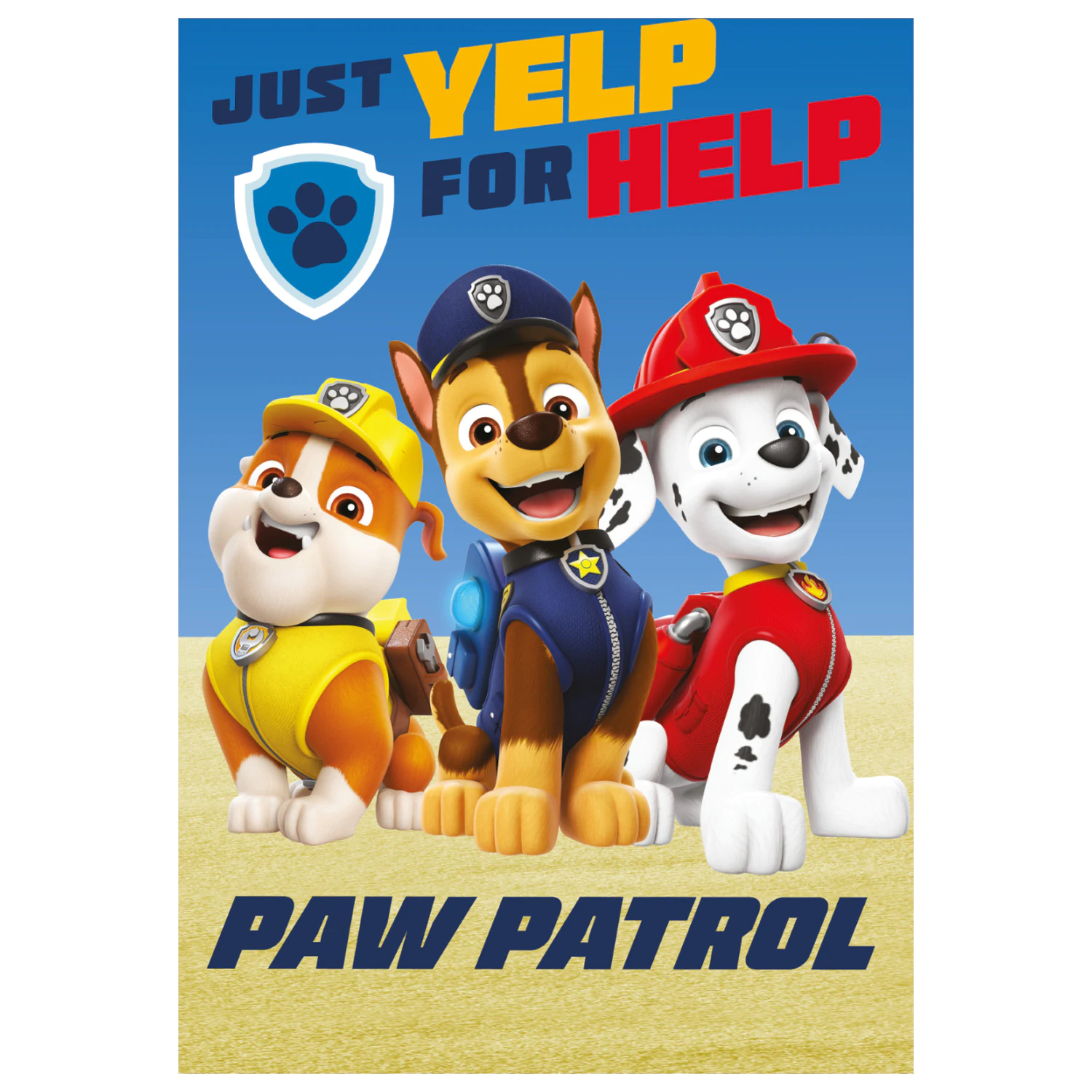 Paw Patrol Yelp Fleece-Decke Produktfoto