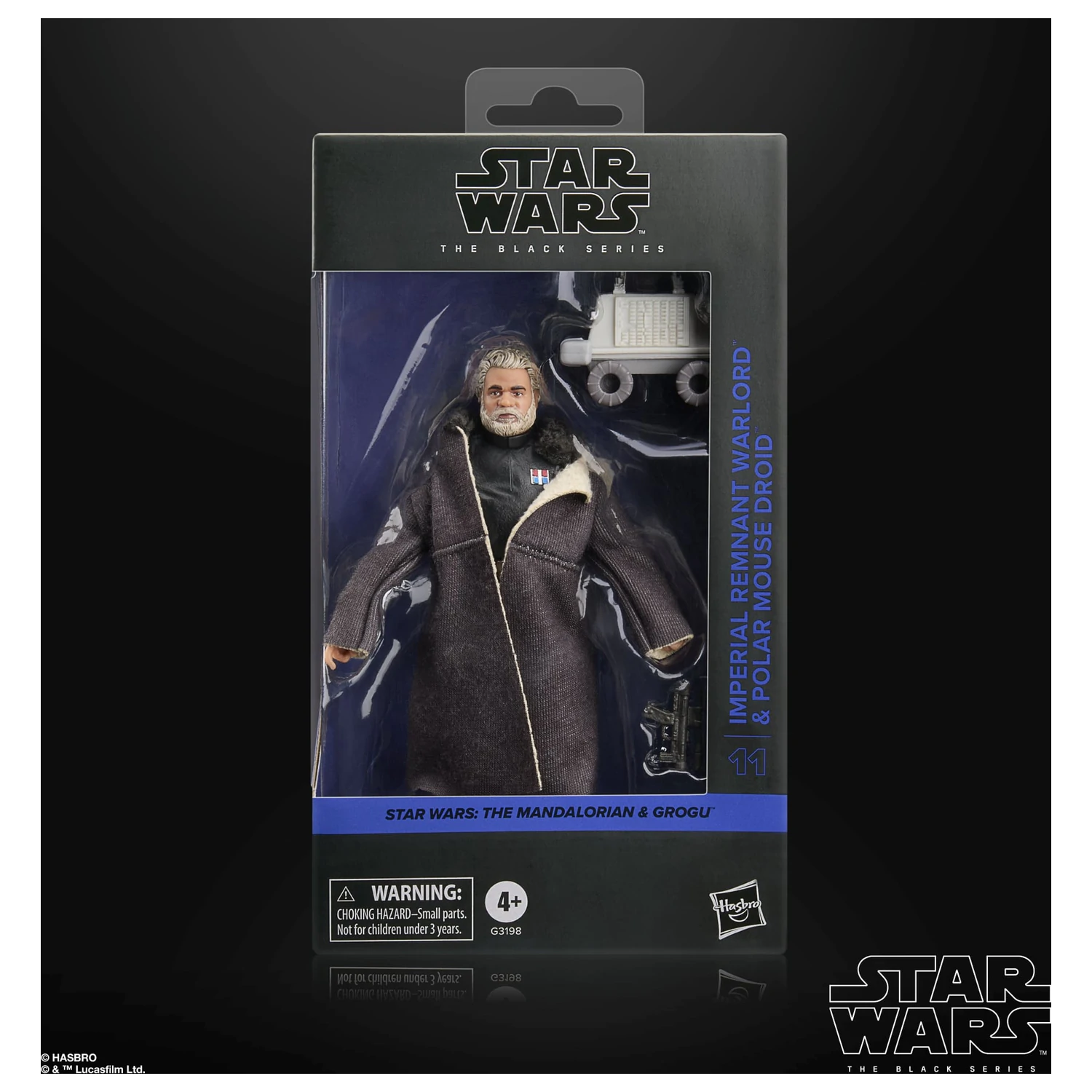 Mandalorian & Grogu Imperial Warlord Figur Black Series 15cm Produktfoto