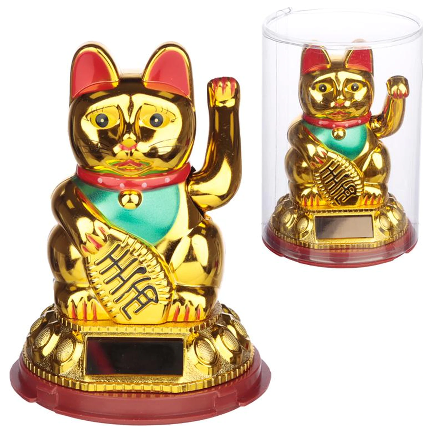 MANEKI-NEKO Good Luck Solar Pal 14 cm Produktfoto