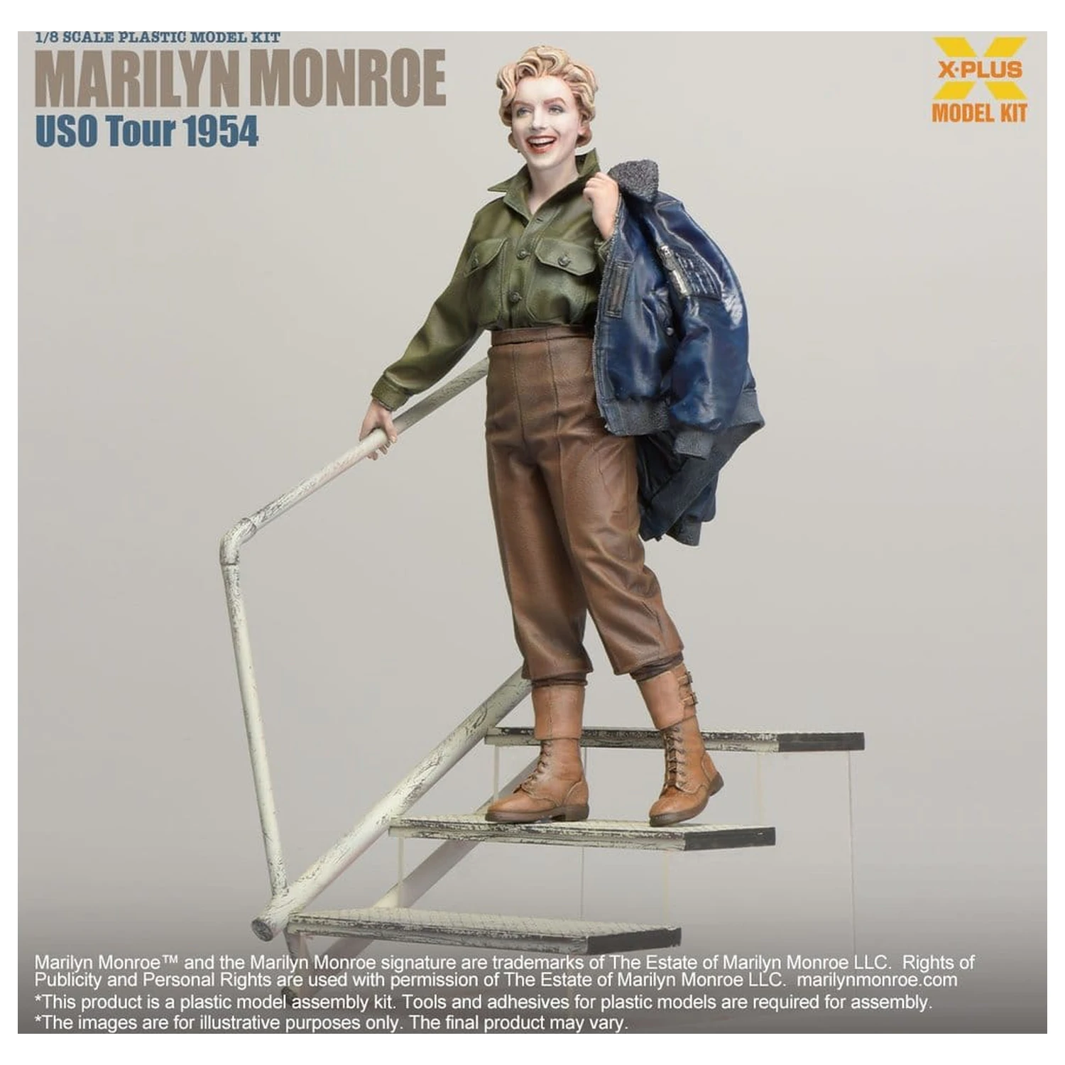 Marilyn Monroe Kunststoff Modellbausatz 1/8 (Reproduktion) 26 cm Produktfoto