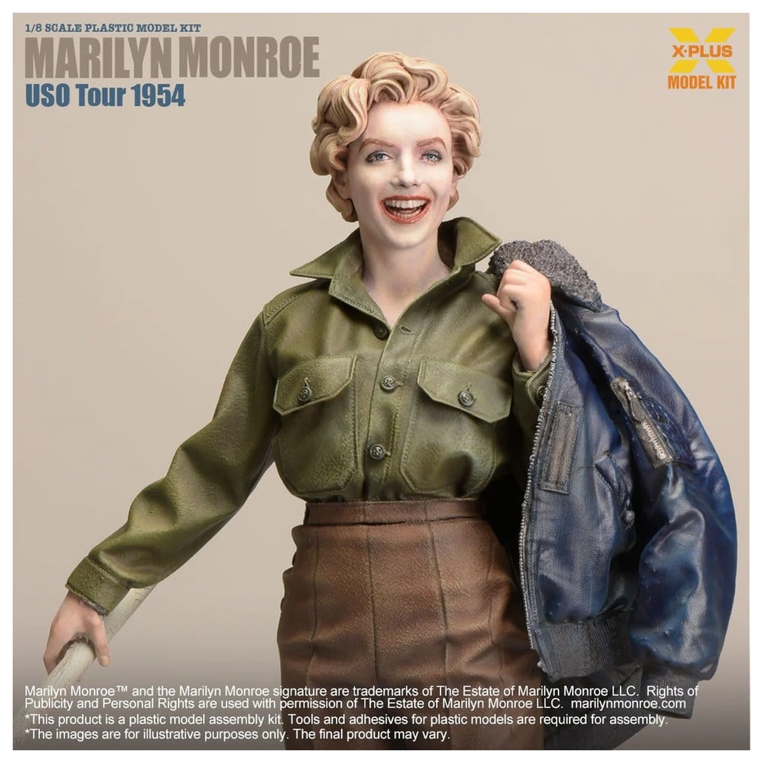 Marilyn Monroe Kunststoff Modellbausatz 1/8 (Reproduktion) 26 cm Produktfoto