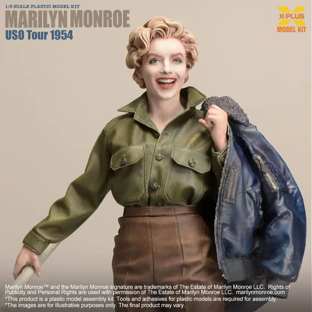 Marilyn Monroe Plastic Model Kit 1/8 USO Tour 1954 25 cm termékfotó