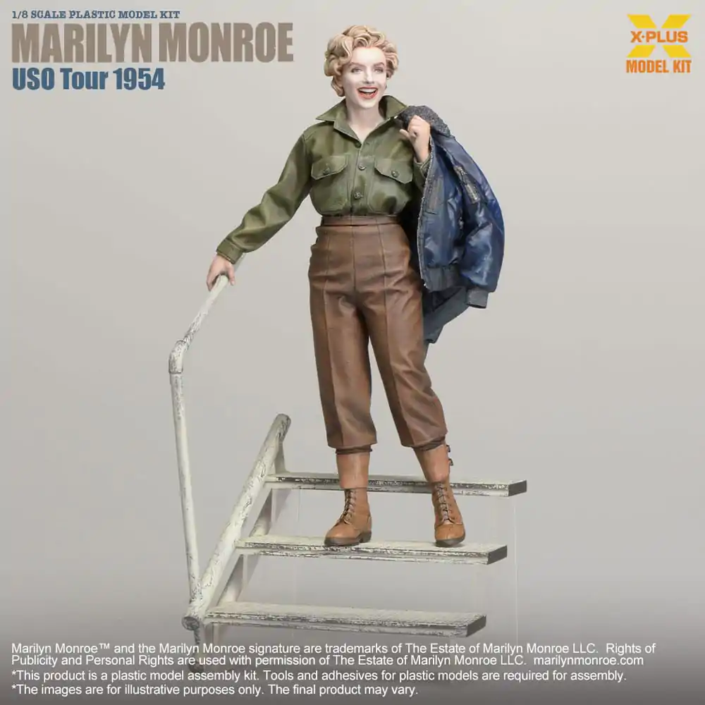 Marilyn Monroe Plastic Model Kit 1/8 USO Tour 1954 25 cm termékfotó