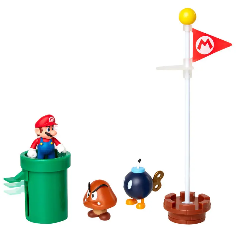 World of Nintendo Super Mario Diorama Set Eichenhain termékfotó