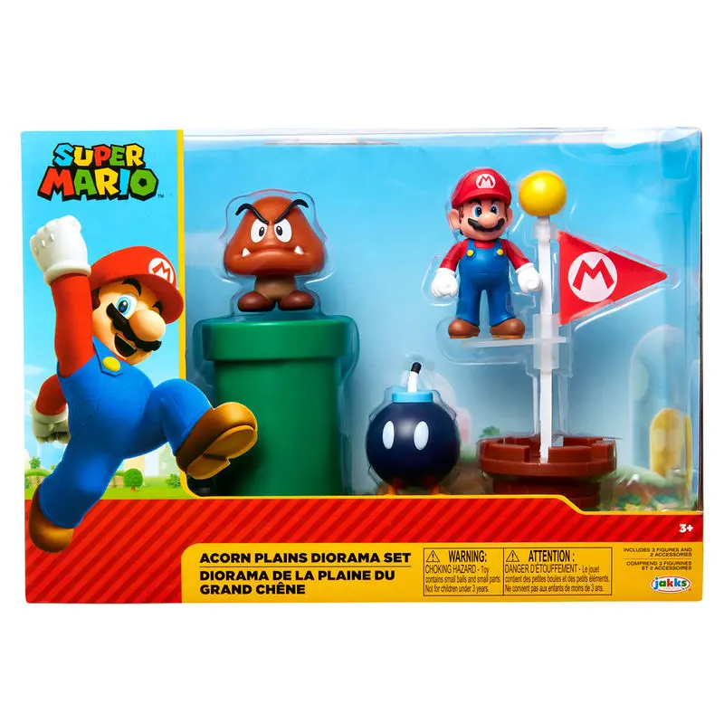 World of Nintendo Super Mario Diorama Set Eichenhain termékfotó