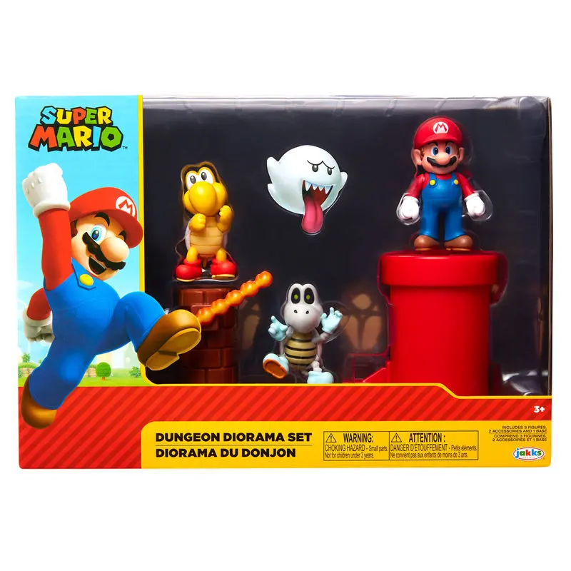 World of Nintendo Super Mario Diorama Set Verlies termékfotó