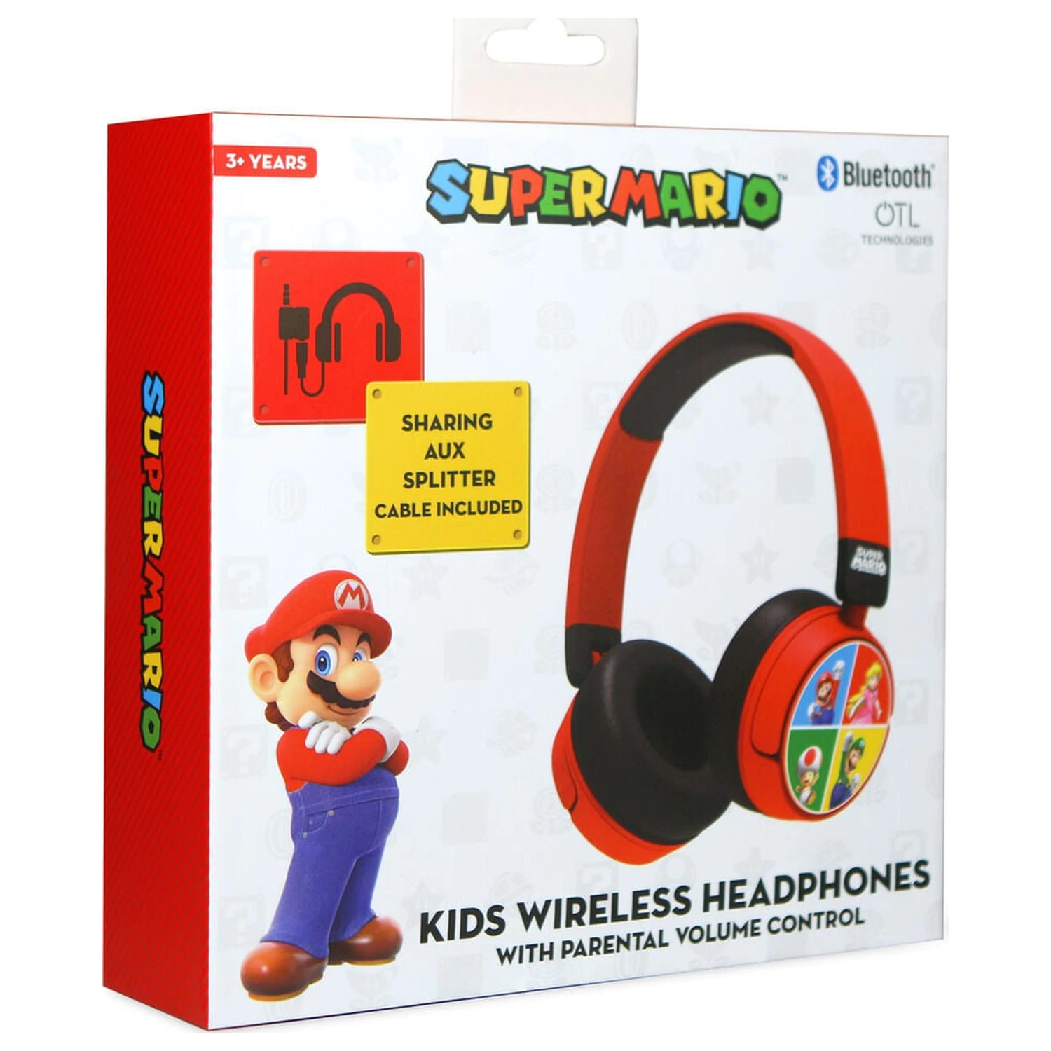 Mario Bros Super Mario and friends core Kopfhörer Produktfoto