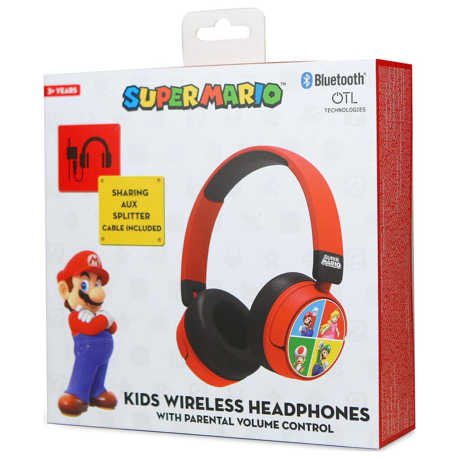 Mario Bros Super Mario and friends core Kopfhörer Produktfoto