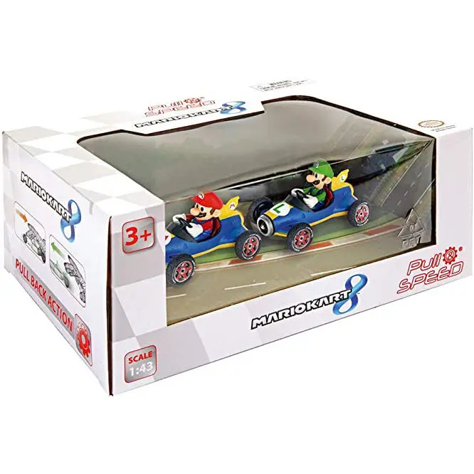 Mario Kart 8 Mario + Luigi Pull Speed 2-er Pack Autos termékfotó