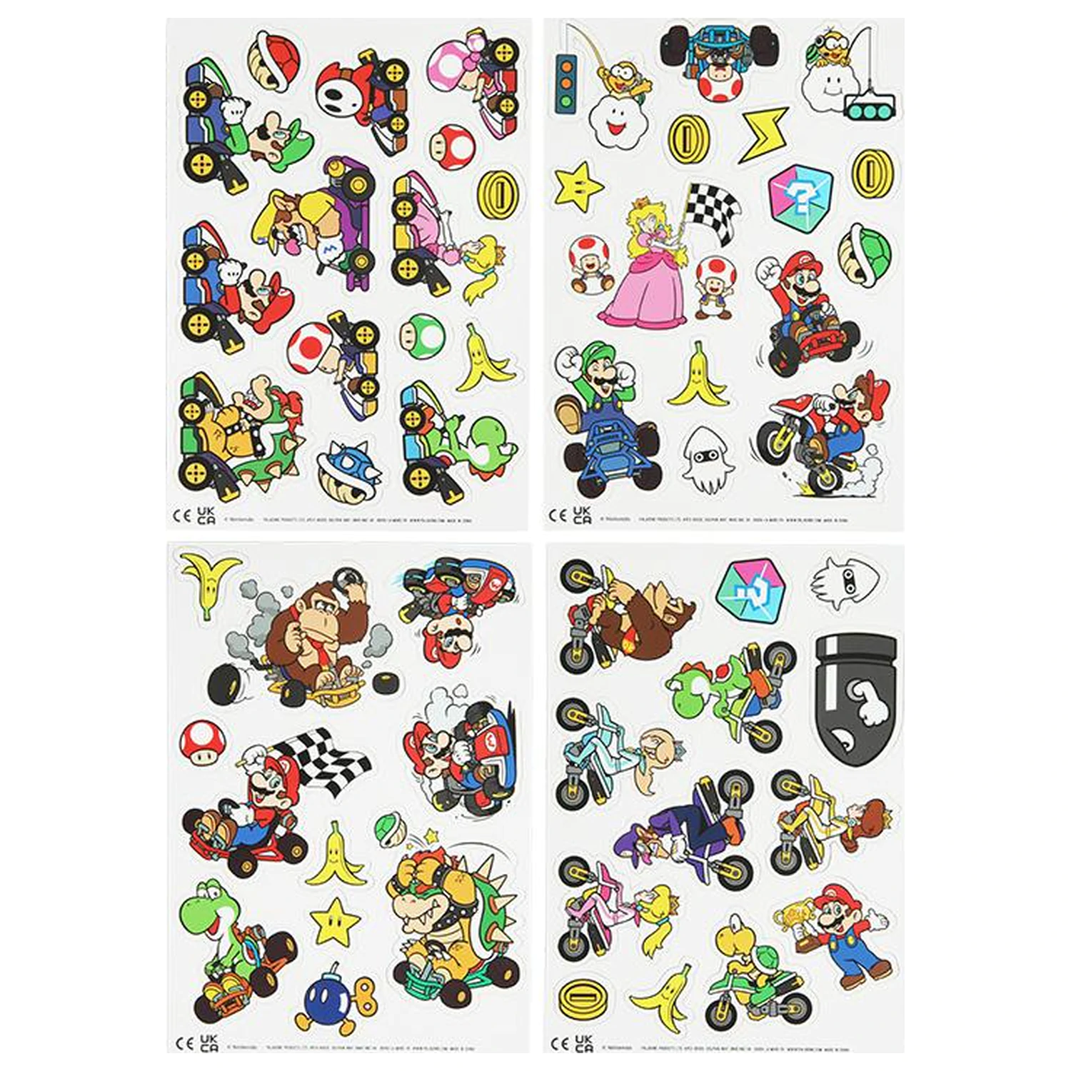 Mario Kart Set von Kühlschrankmagneten Produktfoto