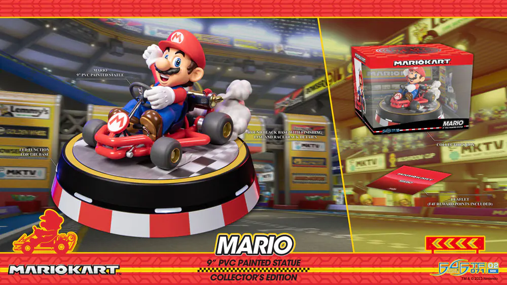 Mario Kart PVC Statue Mario Collector's Edition 22 cm Produktfoto