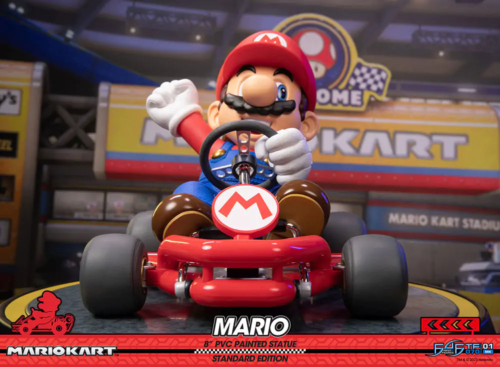 Mario Kart PVC Statue Mario Standard Edition 19 cm Produktfoto