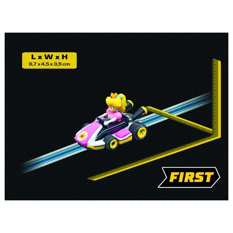 Mario Kart Peach Spielzeugauto Produktfoto