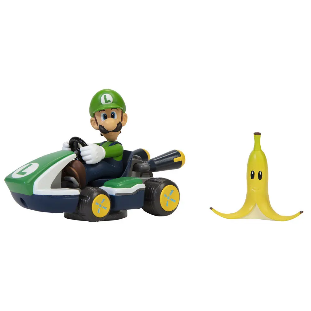 Mario Kart spinout Luigi Kart Figur 6cm termékfotó