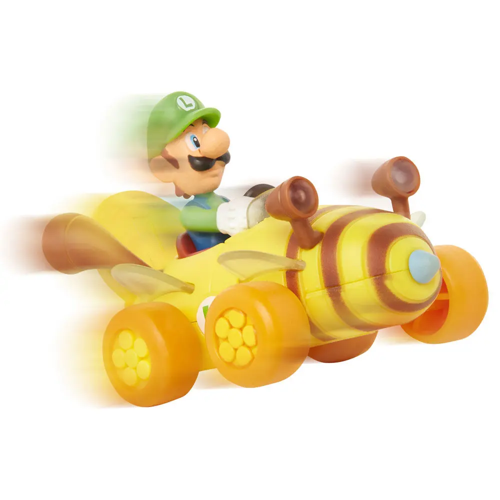 Mario Kart wave 1 Super Mario Coin Racers Luigi Figur 6 cm termékfotó