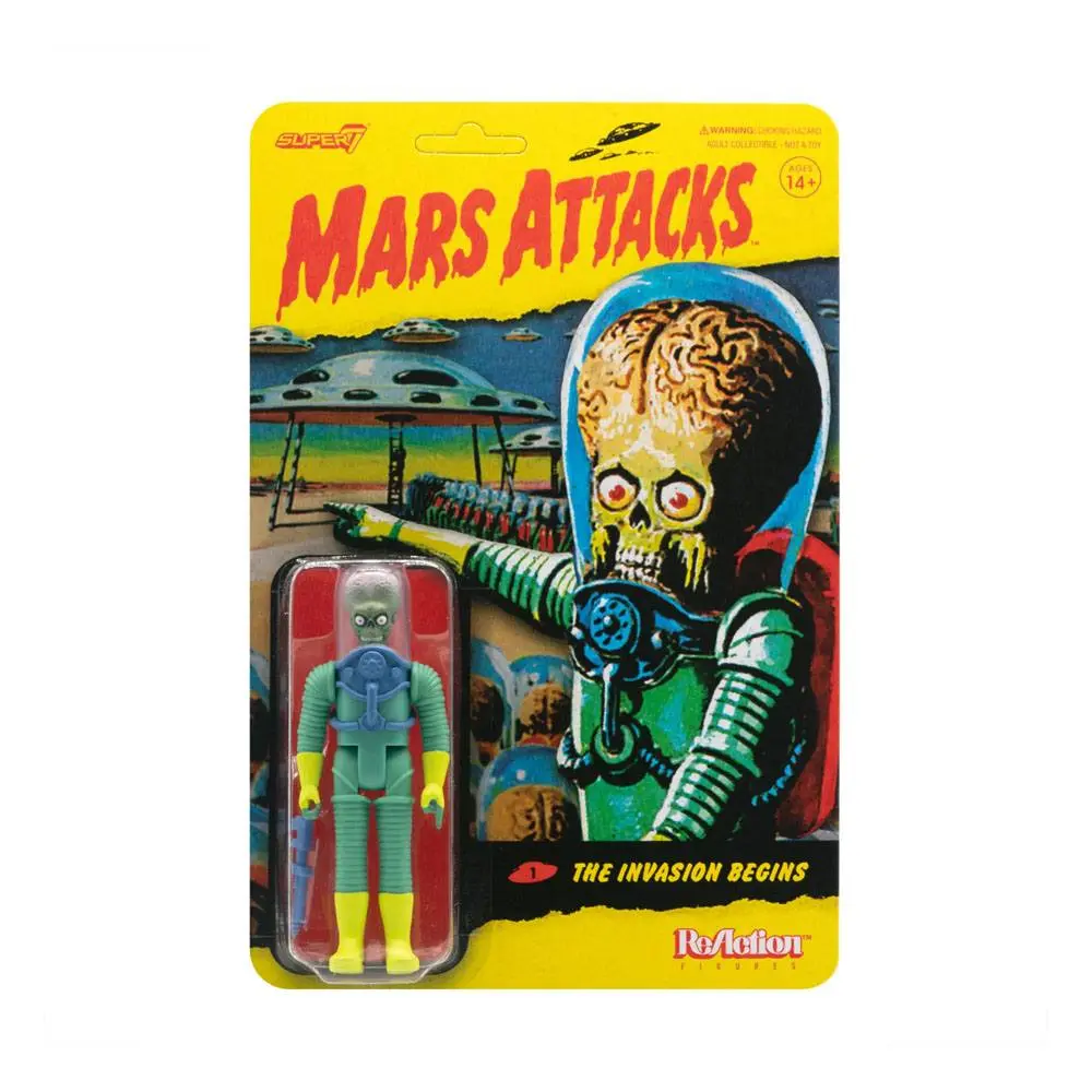 Mars Attacks ReAction Actionfigur The Invasion Begins 10 cm Produktfoto
