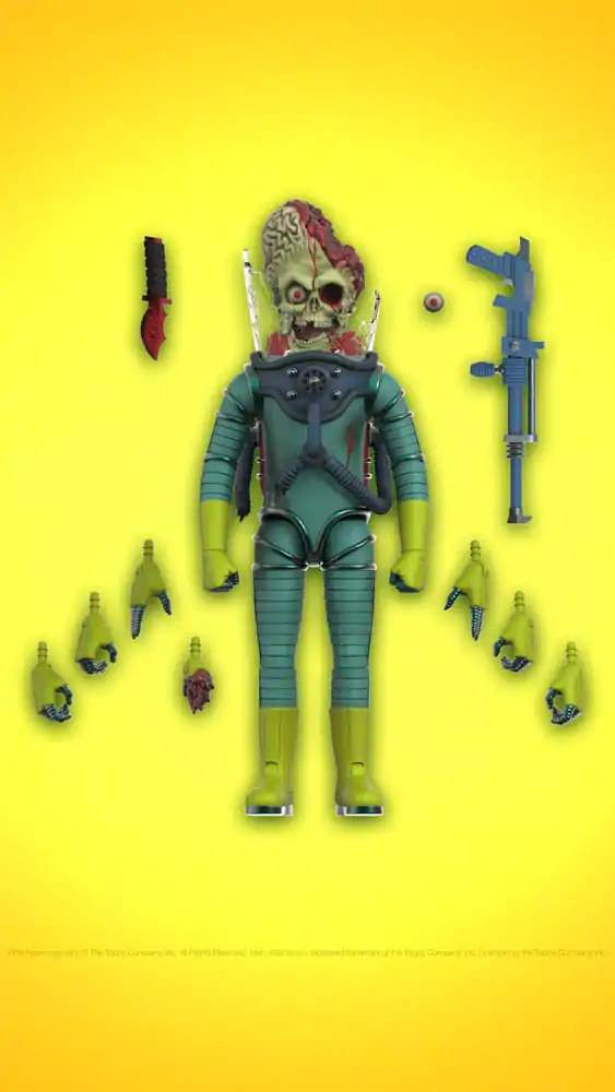 Mars Attacks Ultimates Actionfigur Martian Wave 1 (Smashing the Enemy) 18 cm termékfotó