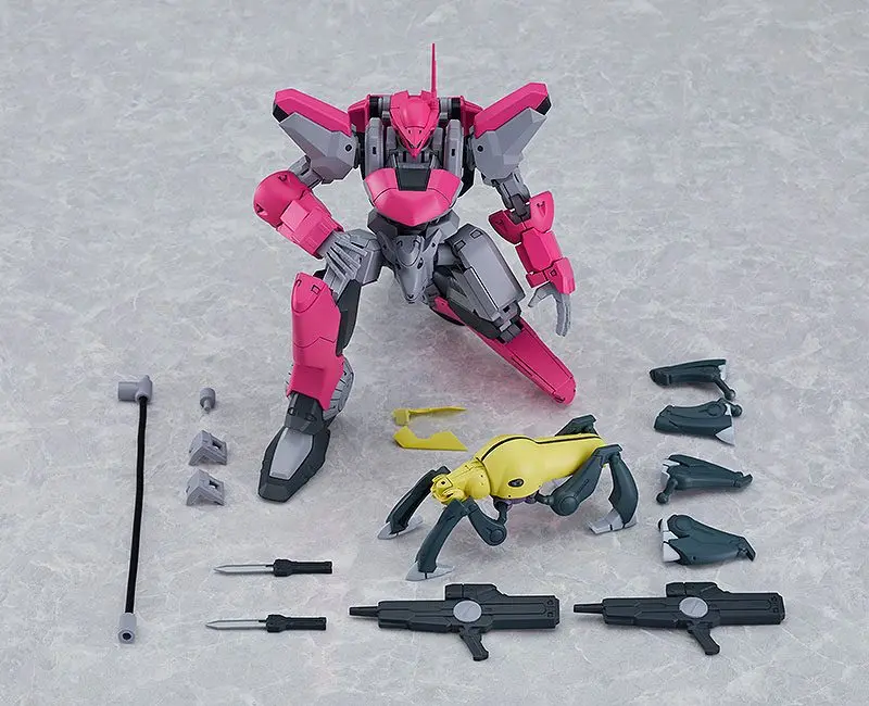 Martian Successor Nadesico Moderoid Plastic Model Kit Aestivalis Ground Battle Frame 12 cm Produktfoto