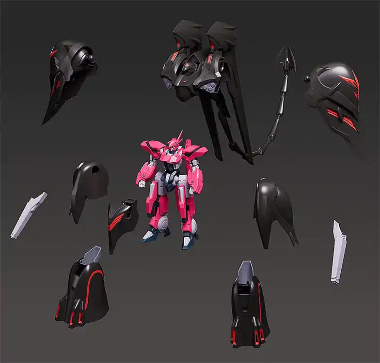 Martian Successor Nadesico: The Motion Picture - Prince of Darkness Moderoid Kunststoff Modell Bausatz Black Sarena 19 cm Produktfoto