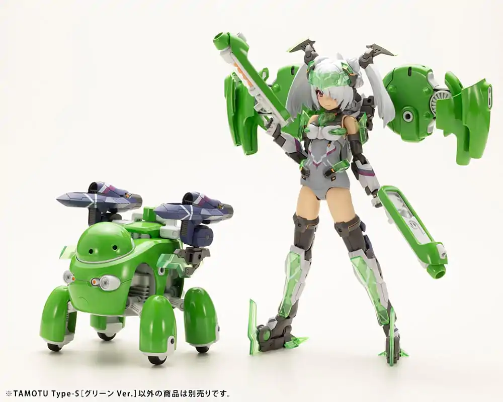 Maruttoys Plastic Model Kit 1/12 Tamotu Type-S (Green Ver.) 9 cm termékfotó