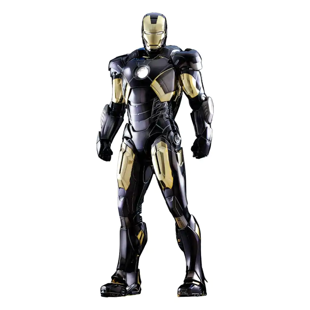 Marvel&#039;s The Avengers Diecast Movie Masterpiece Actionfigur 1/6 Iron Man Mark VII (Black &amp; Gold Version) 32 cm Produktfoto