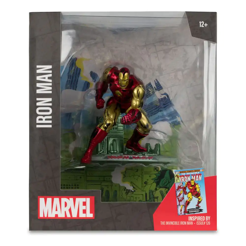 Marvel PVC Statue 1/10 Iron Man (The Invincible Iron Man #126) 11 cm termékfotó