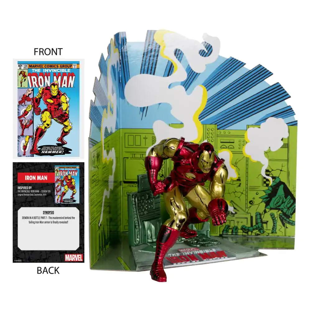 Marvel PVC Statue 1/10 Iron Man (The Invincible Iron Man #126) 11 cm termékfotó