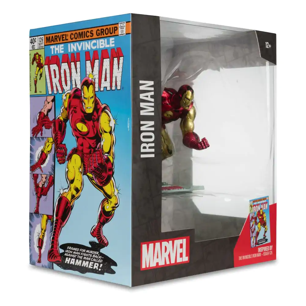 Marvel PVC Statue 1/10 Iron Man (The Invincible Iron Man #126) 11 cm termékfotó