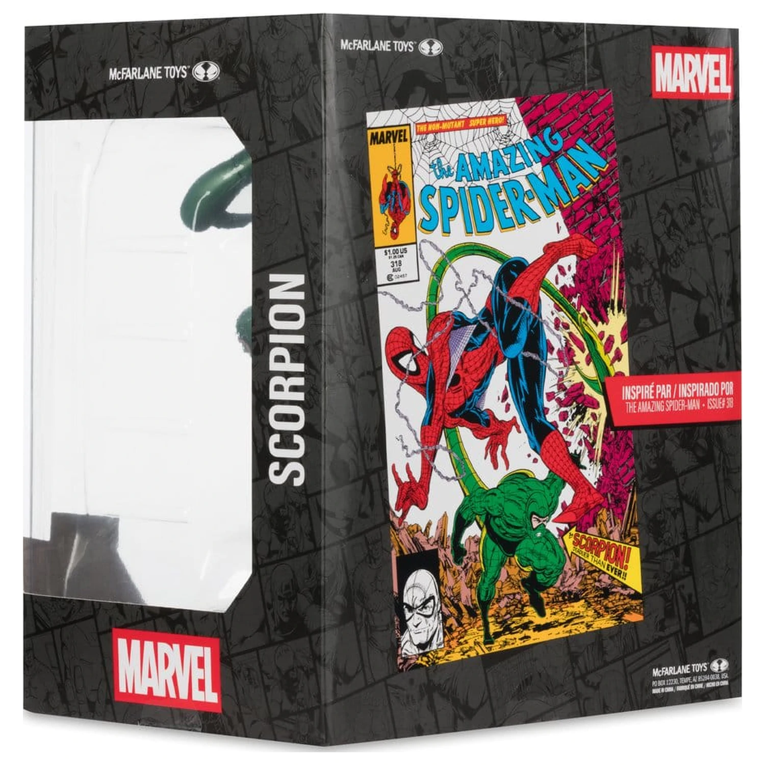 Marvel PVC Statue 1/10 Scorpion (Metallic) (The Amazing Spider-Man #318) (Gold Label) 18 cm Produktfoto