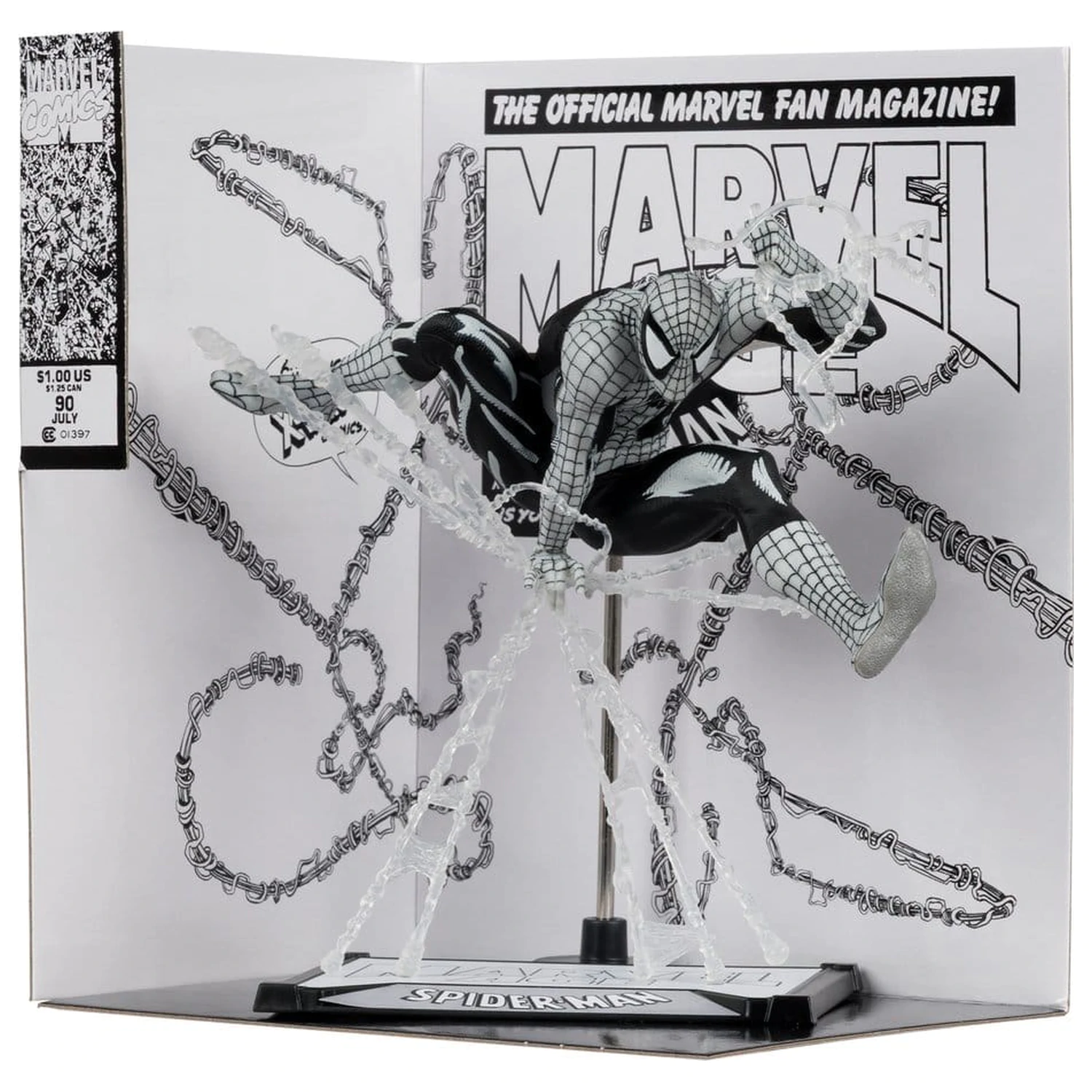 Marvel PVC Statue im Maßstab 1/10 Spider-Man (Marvel Age #90) (Line Art) 18 cm Produktfoto