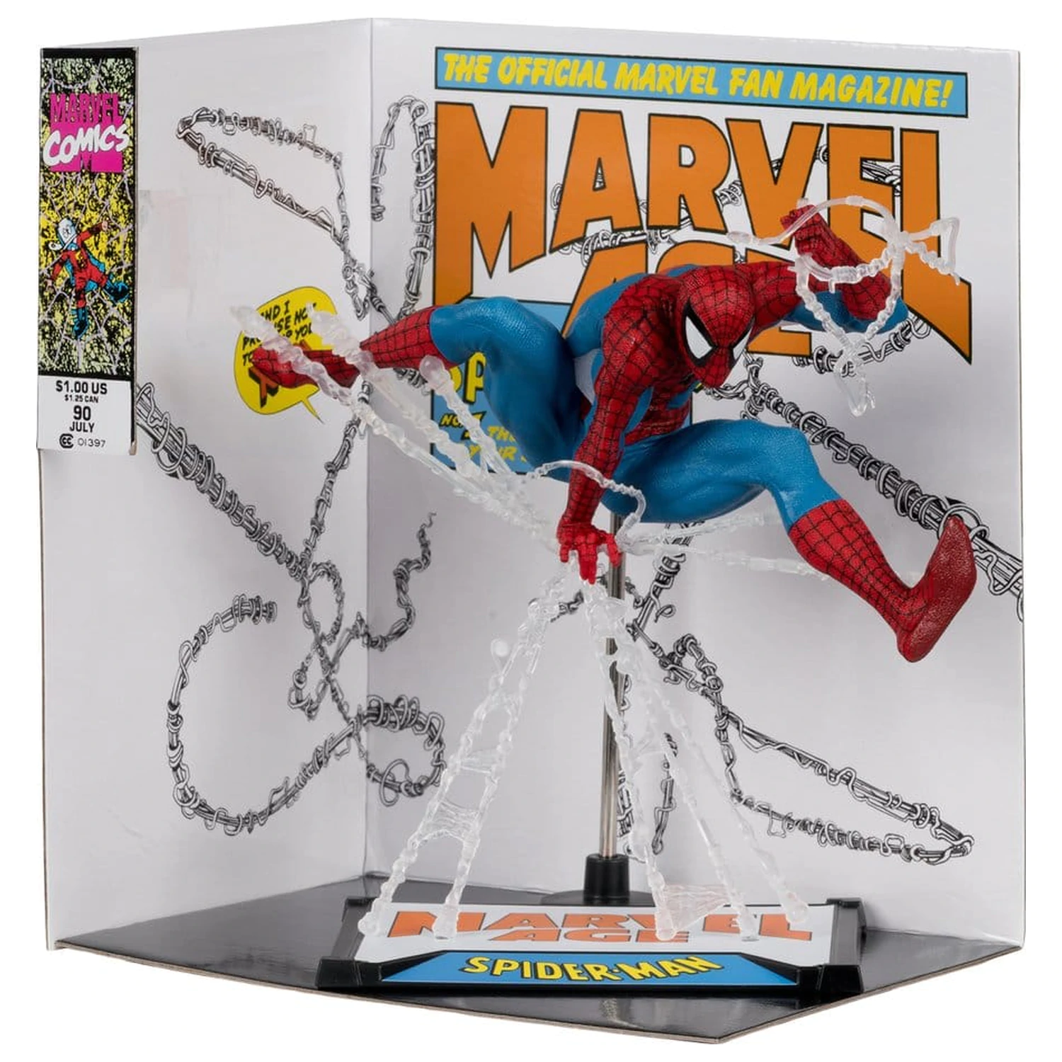 Marvel PVC Statue 1/10 Spider-Man (Marvel Age #90) 18 Zentimeter Produktfoto