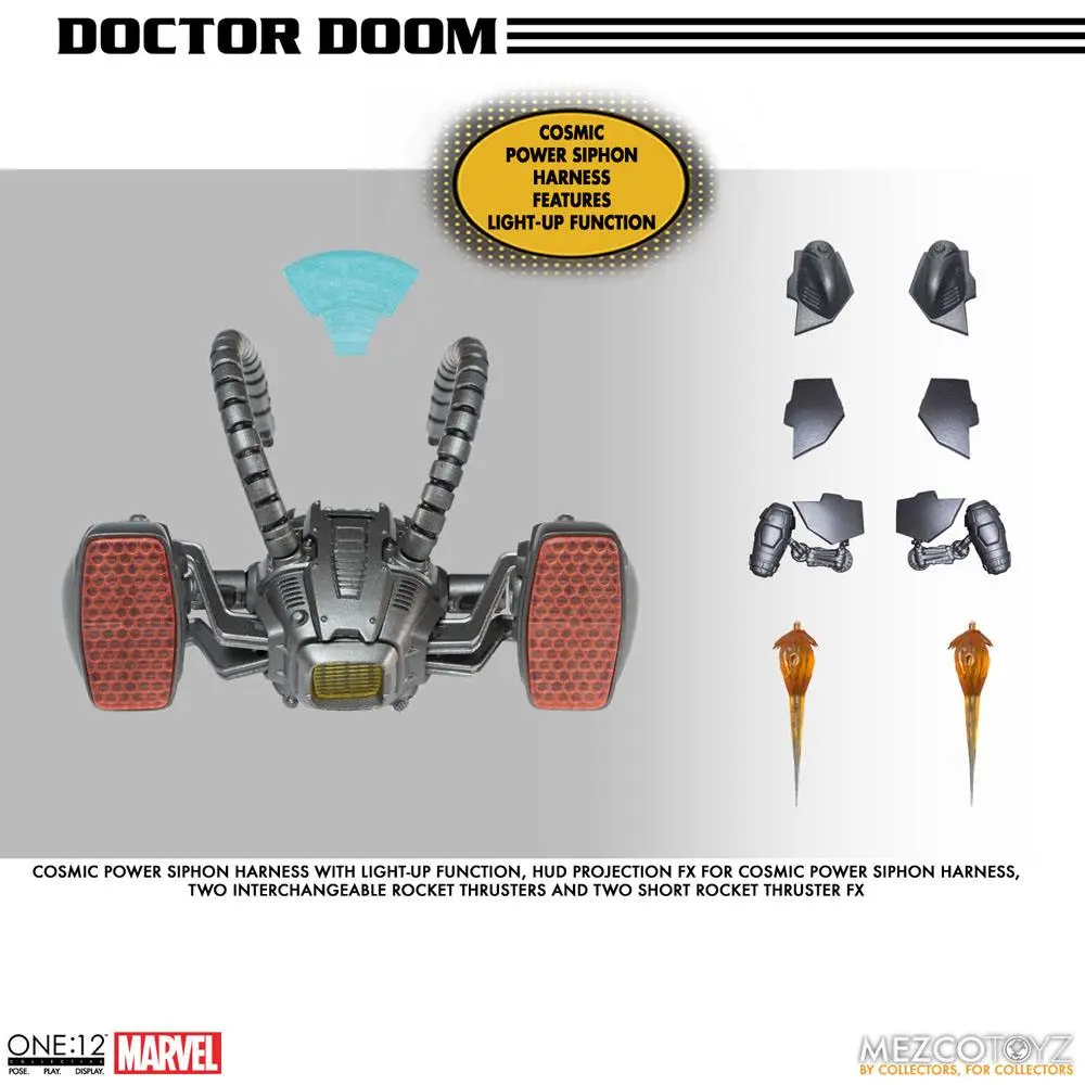 Marvel Action Figur 1/12 Doctor Doom 17 cm Produktfoto