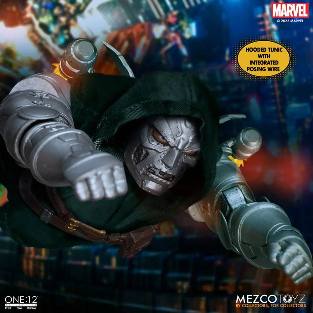 Marvel Action Figur 1/12 Doctor Doom 17 cm Produktfoto