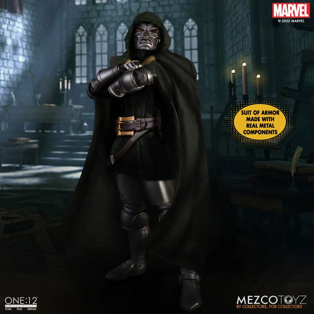 Marvel Action Figur 1/12 Doctor Doom 17 cm Produktfoto