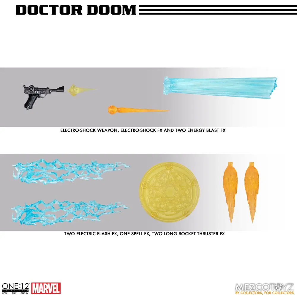 Marvel Action Figur 1/12 Doctor Doom 17 cm Produktfoto