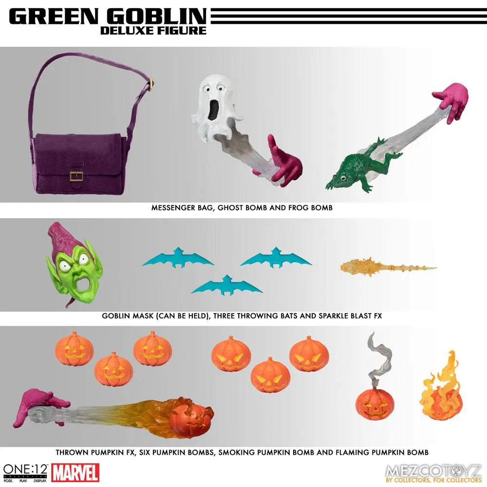 Marvel Actionfigur 1/12 Green Goblin - Deluxe Edition 17 cm termékfotó