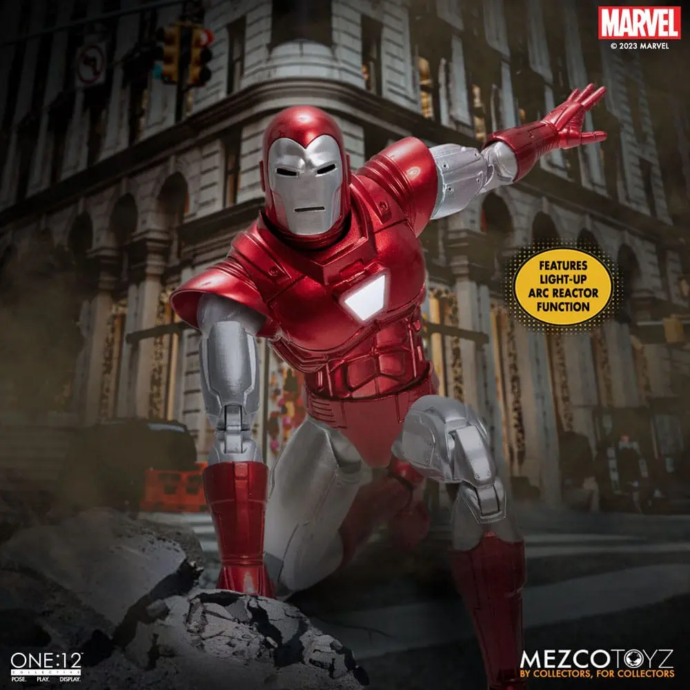 Marvel Actionfigur 1/12 Iron Man (Silver Centurion Edition) 16 cm termékfotó