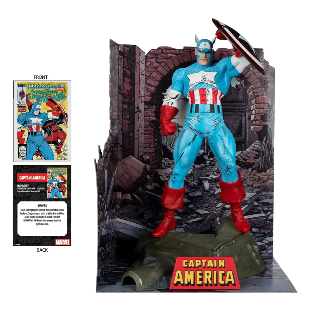 Marvel PVC Statue 1/6 Captain America (The Amazing Spider-Man #323) 28 cm Produktfoto