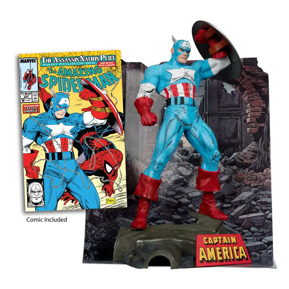 Marvel PVC Statue 1/6 Captain America (The Amazing Spider-Man #323) 28 cm Produktfoto